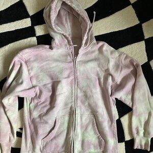 TNA Purple tie-dye hoodie - Size 2 (M)